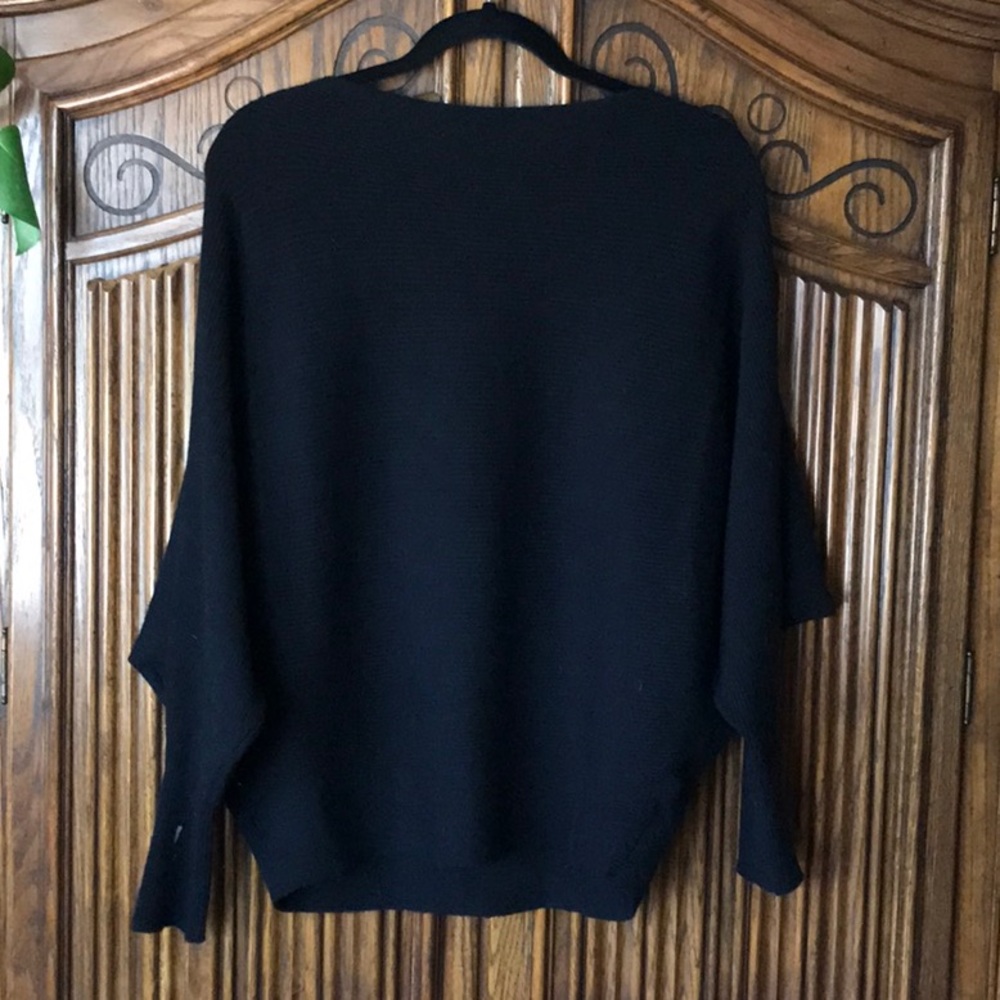 Joan Vass Black Sweater